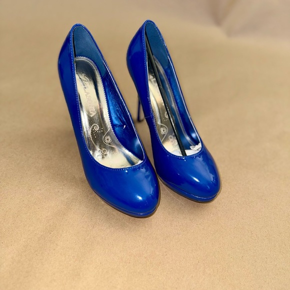 Lasonia Shoes - Lasonia - Elegant Blue Women's Heels